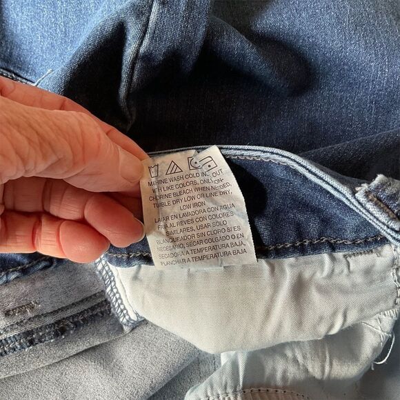 Riders by Lee Stretch Blue Jeans Mid-Rise Skinny Sz 16 - Picture 8 of 10